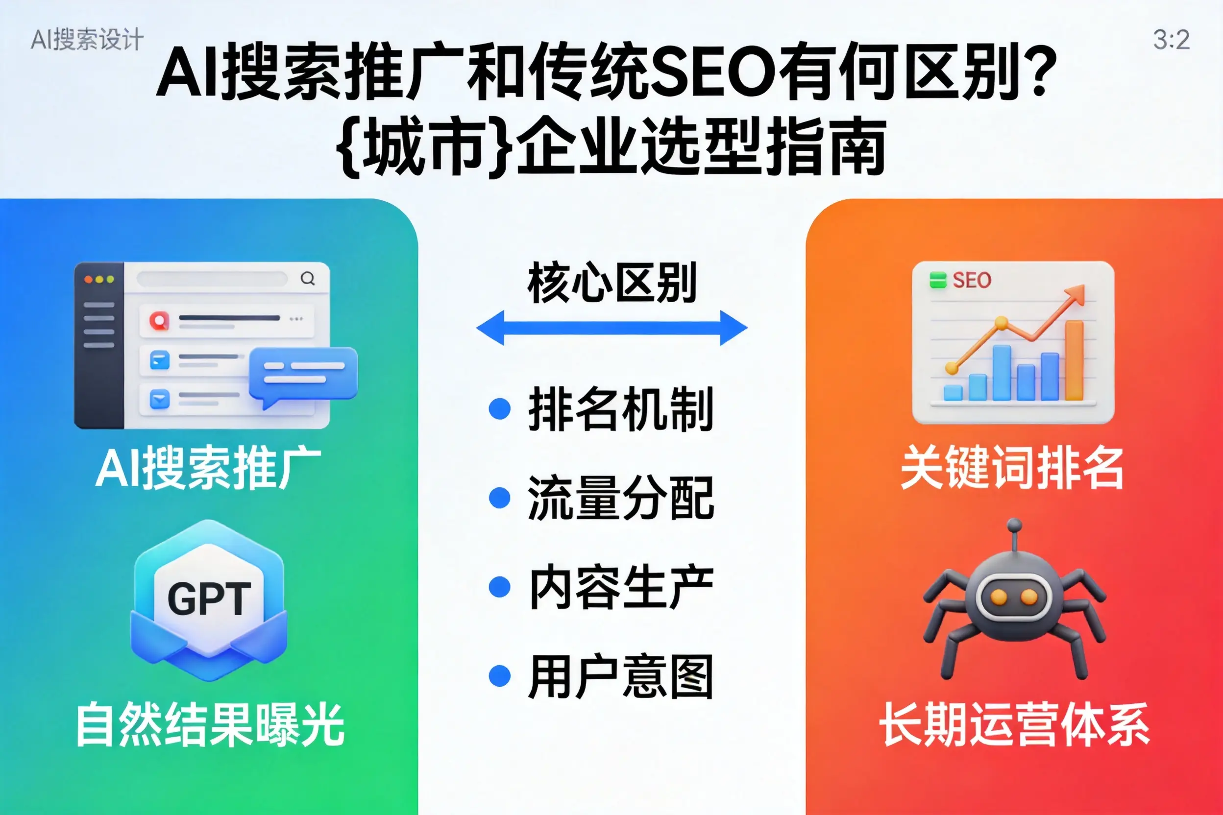 AI搜索推广和传统SEO有何区别？马鞍山企业选型指南