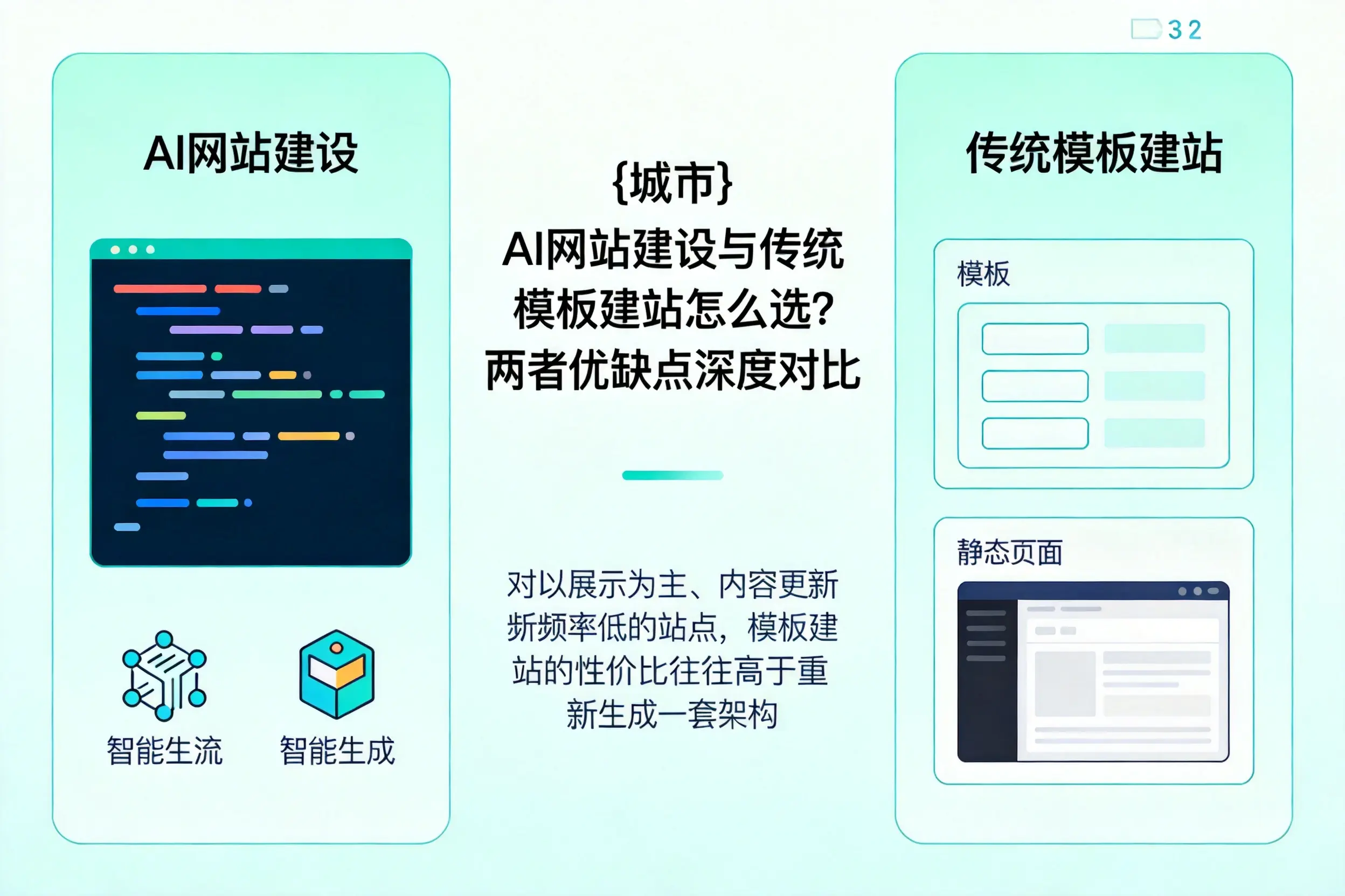 马鞍山AI网站建设与传统模板建站怎么选？两者优缺点深度对比